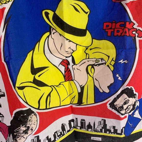 Vintage Dick Tracy bandanna - Picture 3 of 7